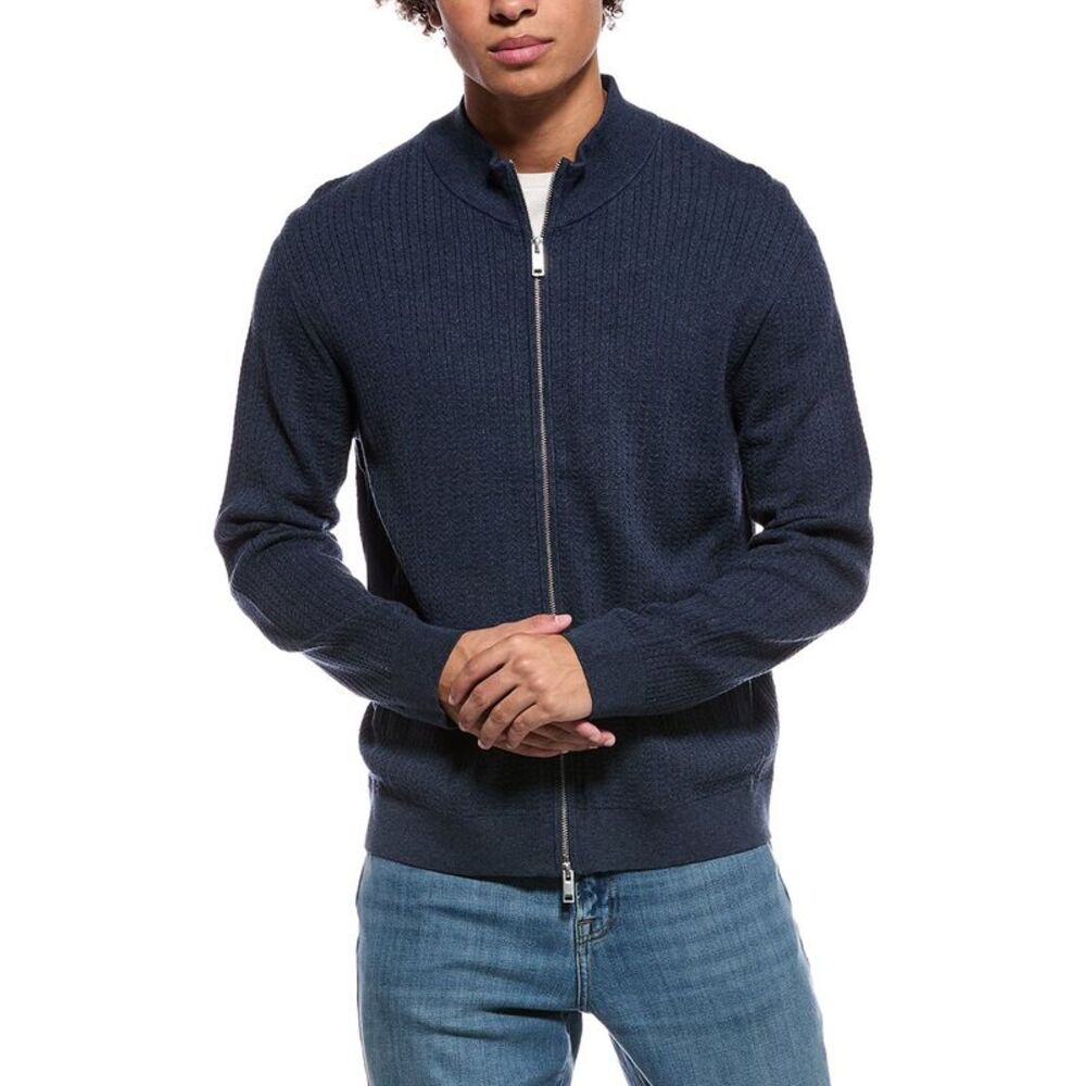 Theory Mens  Walton Textured Jacket, Blue